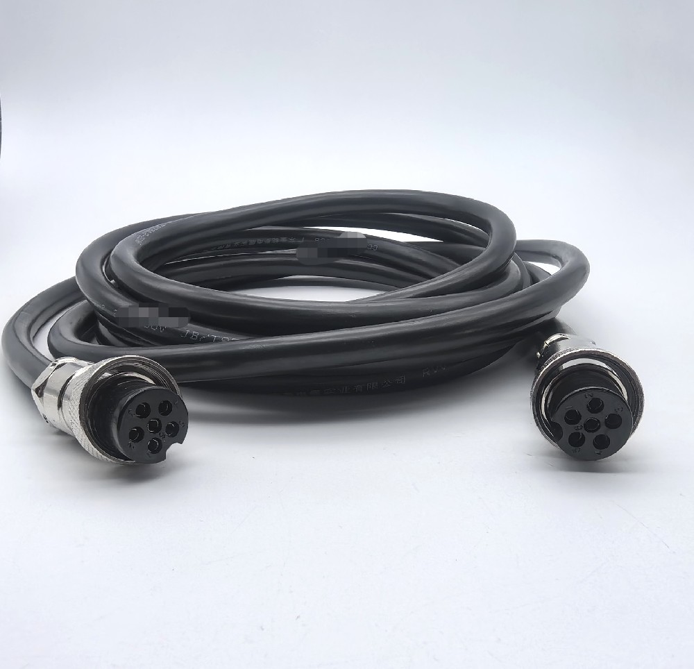 双头20-0.75-3500-6芯母头超柔拖链线